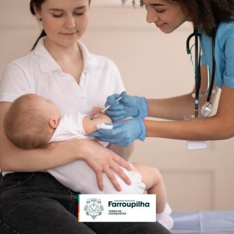 Foto notícia Procedimentos que aplica vacinas durante amamentação nas UBS´s de Farroupilha recebe premiação