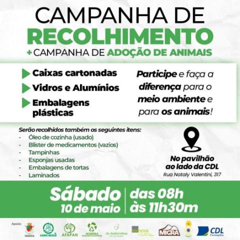 Foto notícia Campanha de Recolhimento de Vidros ocorre neste sábado